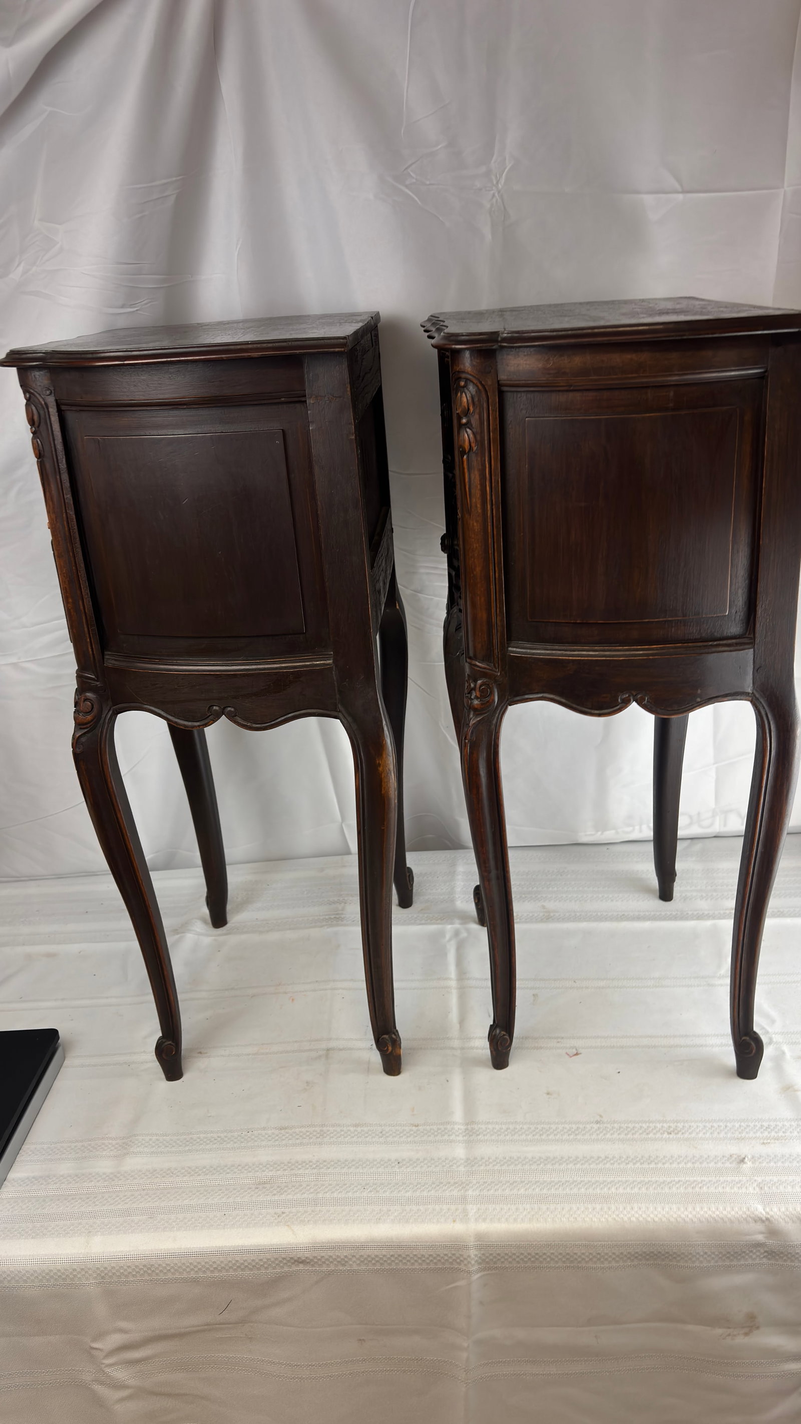 Pair of End Tables Made In Belgium with Lovely Details (1 of 9)