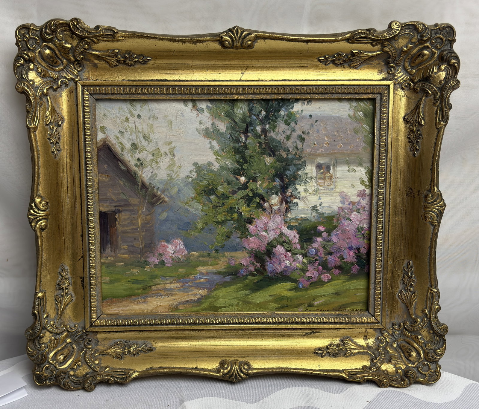 GUSTAVE ADOLPH WIEGAND (1870-1957) - Original Oil Painting - Signed, Landscape (1 of 4)