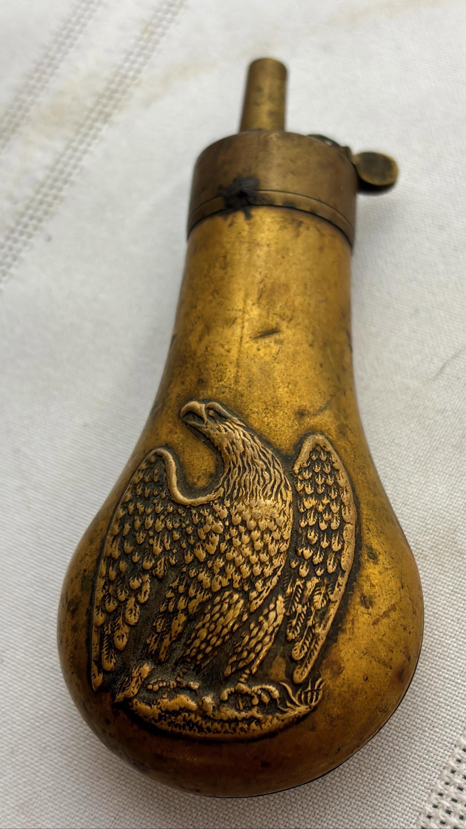 Civil War Powder Flask - Eagle (1 of 2)