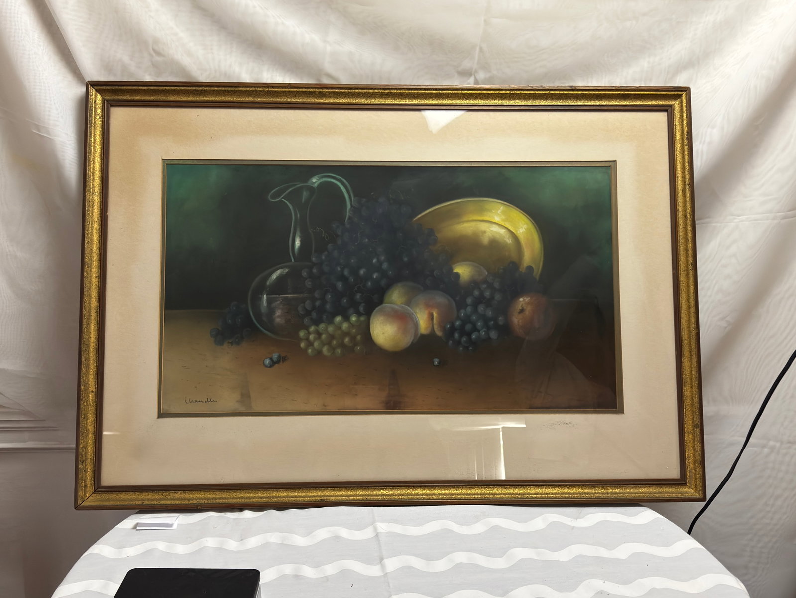 Still Life Pastel by William Henry Chandler (1854-1928) (1 of 4)