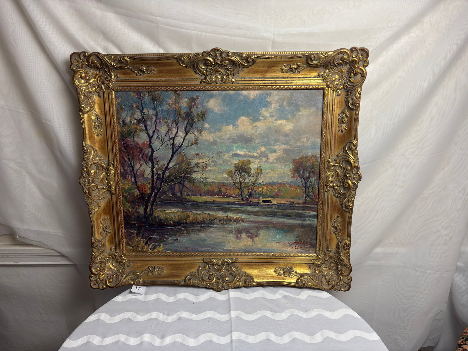 Charles (Chas) Vermoske - Large Landscape Oil Painting, Signed & Dated '66 (1 of 5)