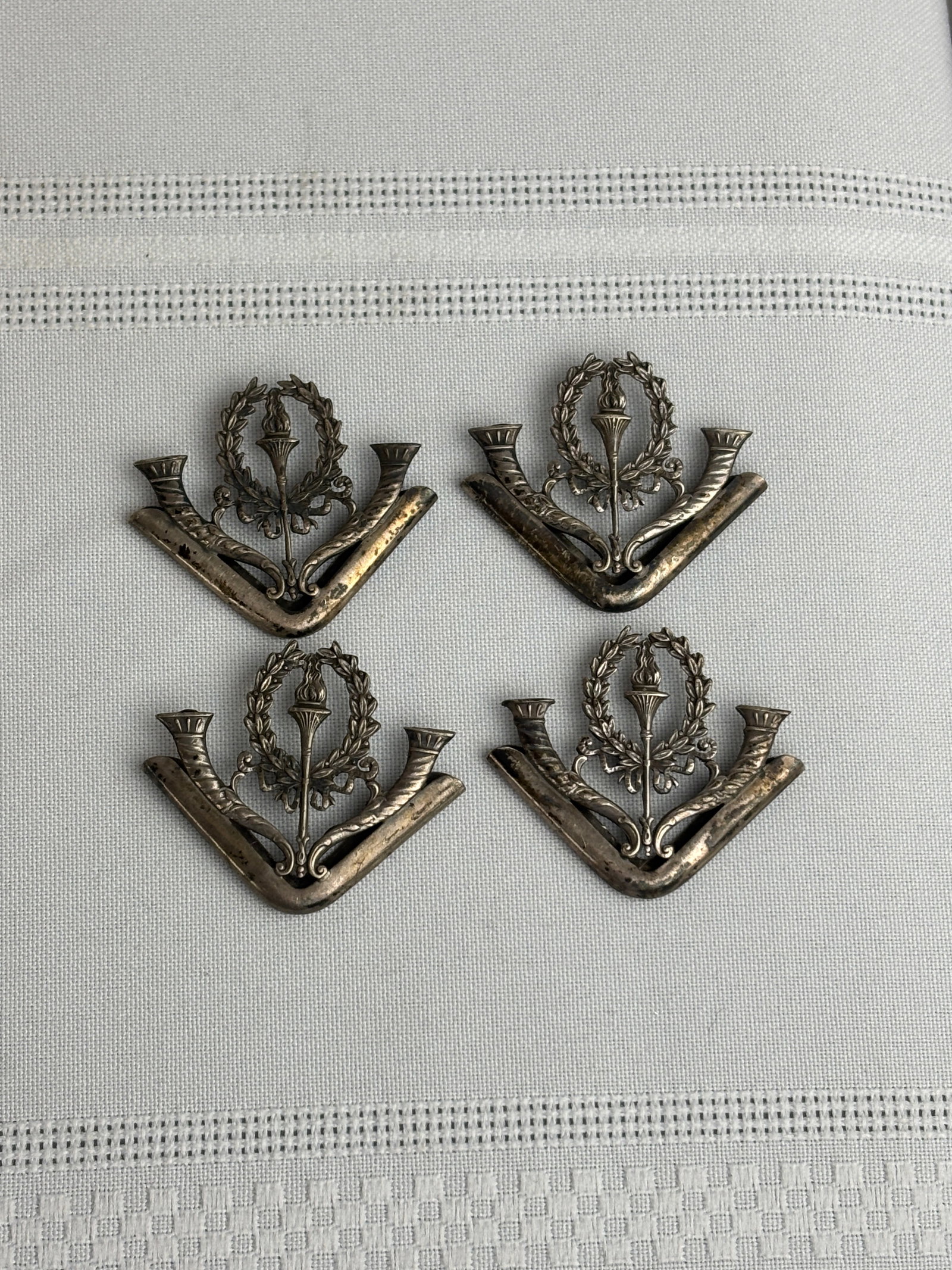 Antique Sterling Silver Book Corners (1 of 1)