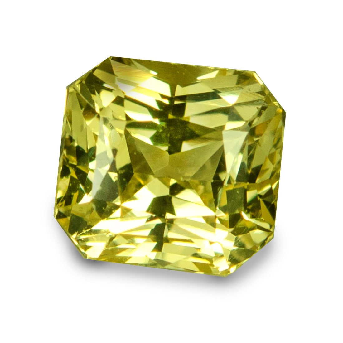 2.55 Cts Guild Certified Yellow Sapphire: Golden 2.55ct Guild-certified yellow sapphire with warm sunshine hue and excellent saturation.