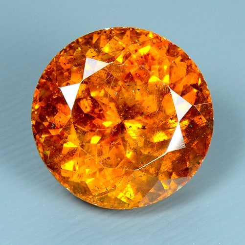 19.22 CTS GIA Sphalerite: Magnificent 19.22ct GIA-certified spessartite garnete substantial collector's specimen.