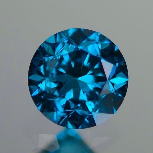 0.53 cts IGI Certified Blue Diamond: Rare 0.53ct IGI-certified blue diamond with deep saturation.