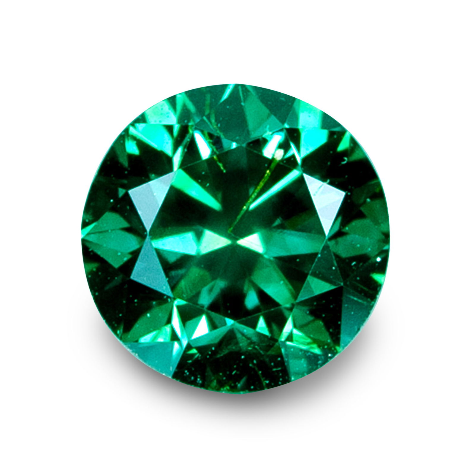 1.10 Cts IGI Certified Green Diamond: Distinctive 1.10ct IGI-certified green diamond nature's rarest hue.