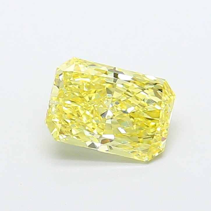 1.71 Lab Grown Diamond FANCY INTENSE YELLOW RADIANT Shape (1 of 1)
