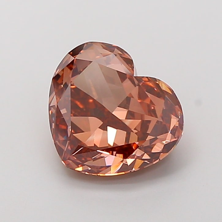 4.05 Lab Grown Diamond FANCY VIVID BROWN HEART Shape: A captivating a 4.05 ct lab-grown diamond in Fancy Vivid Brown, cut with a charming heart outline. An excellent pick for a pendant, this stone delivers high-saturation color that stands out beautifull