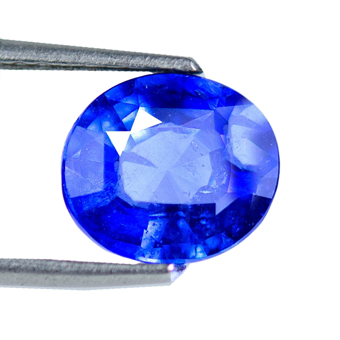 Blue Sapphire - 3.90 ct - Bellerophon Gemlab: Blue Sapphire - 3.90 ct - Bellerophon Gemlab. Natural 3.90 ct Blue Sapphire loose gemstone, Bellerophon Gemlab-certified. Deep royal blue sapphire with strong color saturation and natural brilliance. 