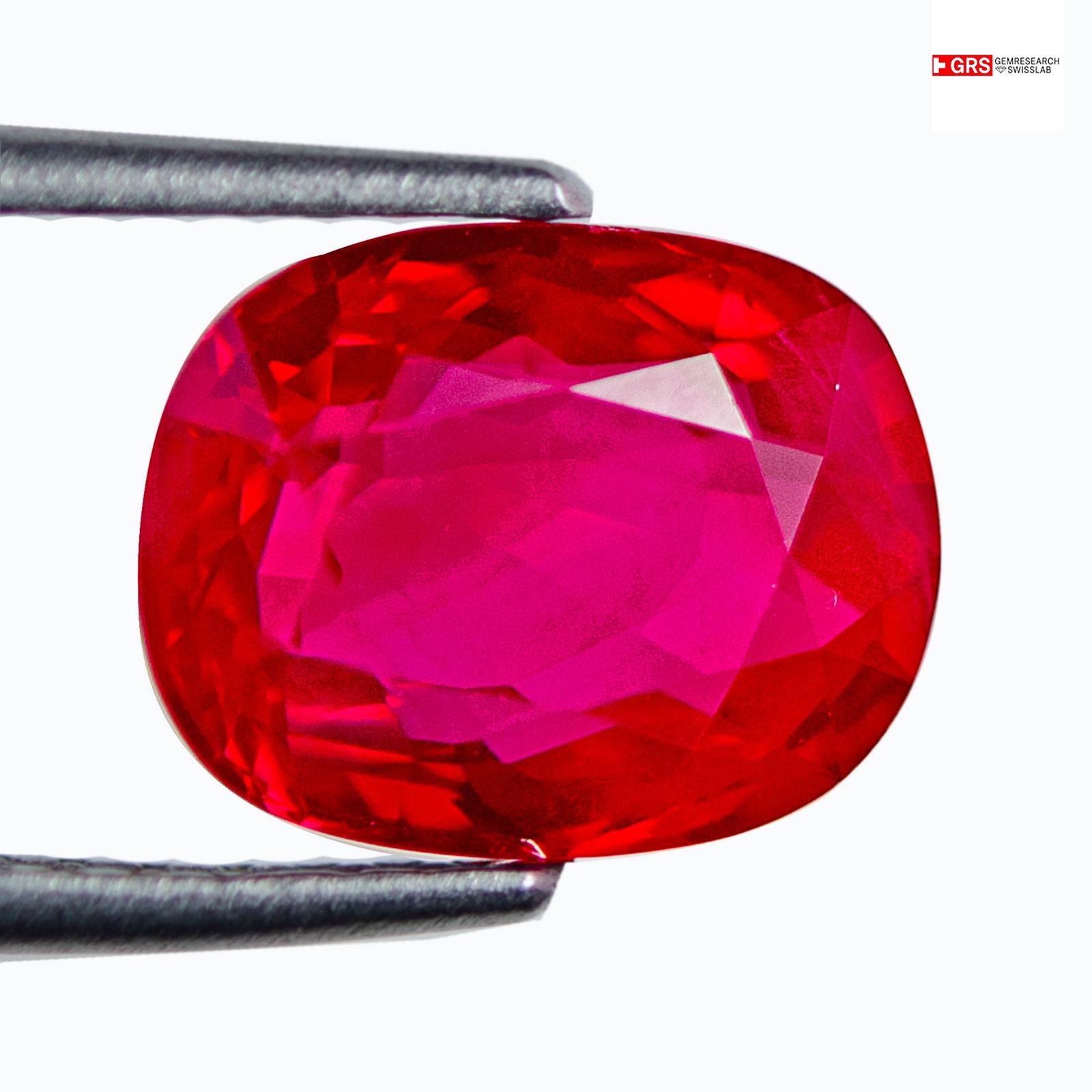 Red Ruby - 5.01 ct - (GRS) (1 of 7)
