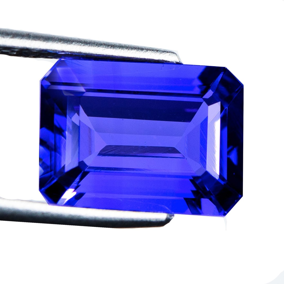 Blue Tanzanite - 4.84 ct - (GIA) (1 of 6)