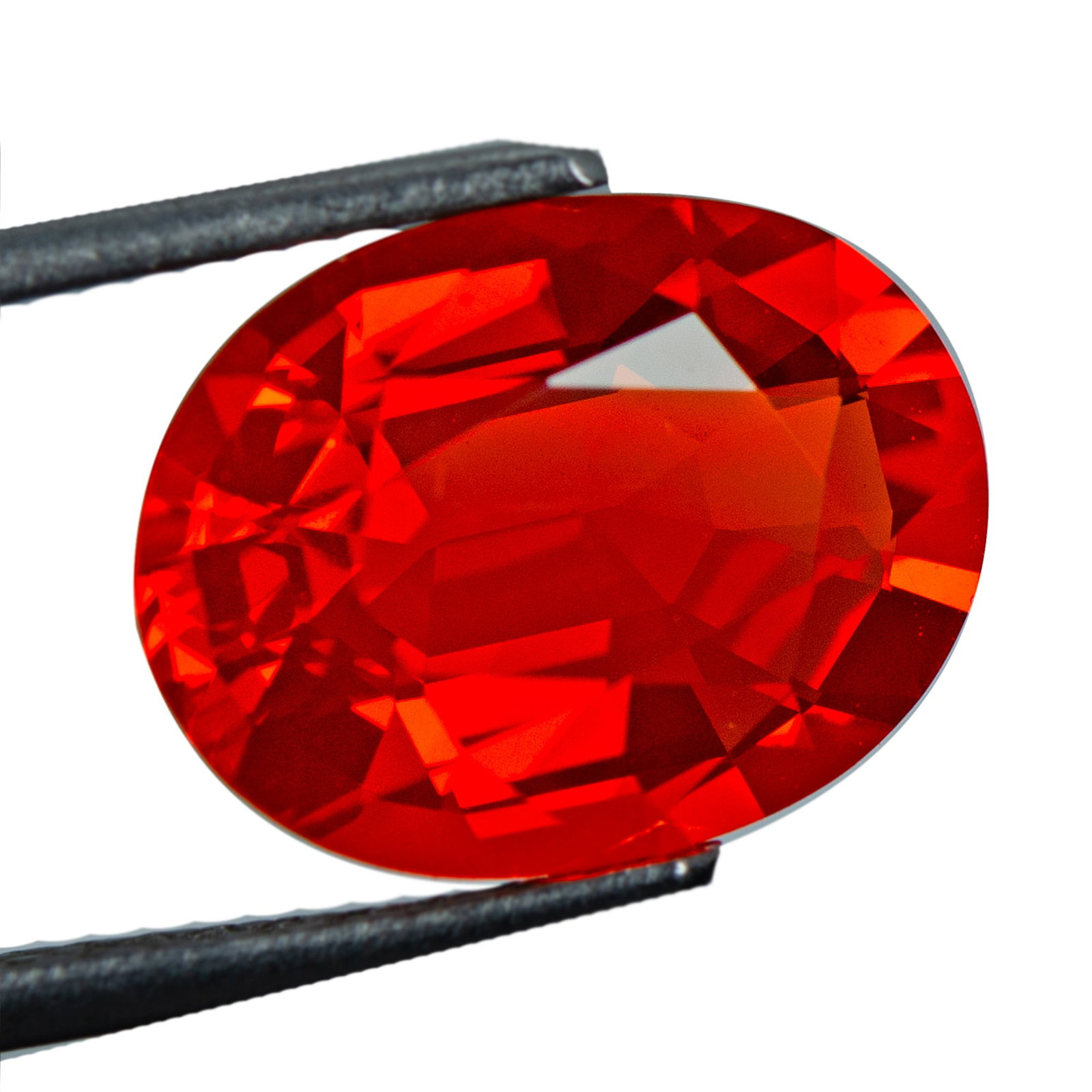 Orange Fire Opal - 3.69 ct - International Gemological Institute (IGI) (1 of 6)