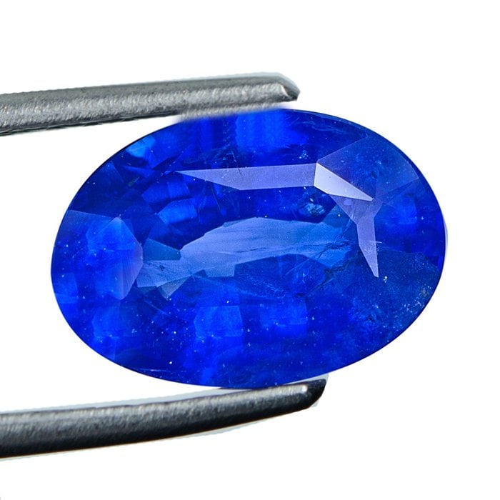 Blue Sapphire - 3.93 ct - Bellerophon Gemlab (1 of 6)