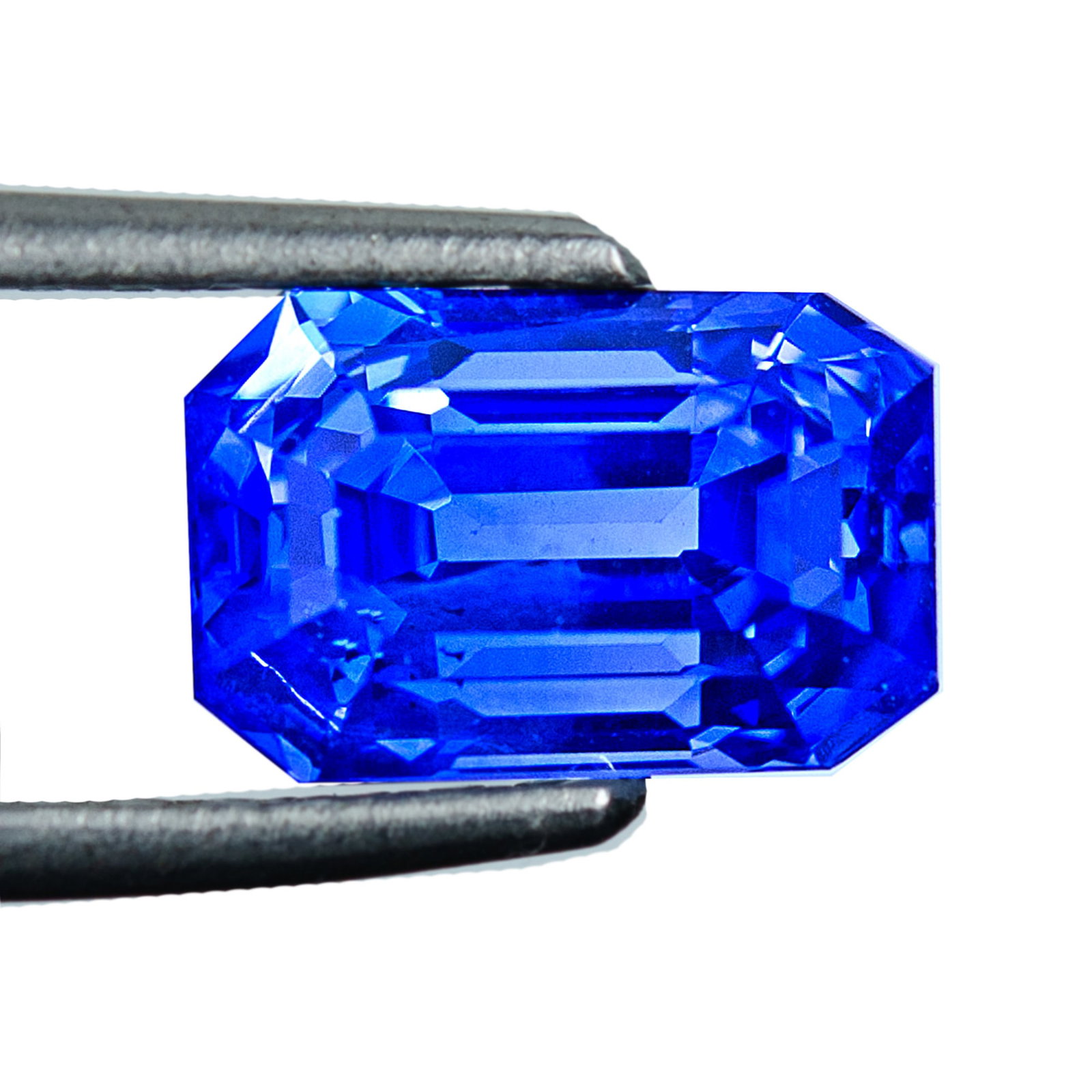 Blue Sapphire - 3.642 ct - Bellerophon Gemlab (1 of 6)