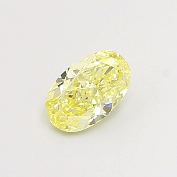 Fancy Lab Grown Diamond OVAL Shape 0.43 cts VS1 Grade FANCY YELLOW Color: Fancy Lab Grown Diamond OVAL Shape 0.43 cts VS1 Grade FANCY YELLOW Color. Natural fancy colour lab-grown diamond, certified. Ideal for bespoke fine jewelry, engagement rings, and collectors of rare fa