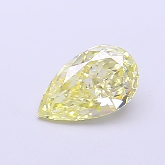 Fancy Lab Grown Diamond PEAR Shape 0.46 cts VS1 Grade FANCY YELLOW Color: Fancy Lab Grown Diamond PEAR Shape 0.46 cts VS1 Grade FANCY YELLOW Color. Natural fancy colour lab-grown diamond, certified. Ideal for bespoke fine jewelry, engagement rings, and collectors of rare fa