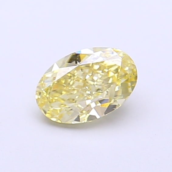Fancy Lab Grown Diamond OVAL Shape 0.52 cts VS1 Grade FANCY YELLOW Color: Fancy Lab Grown Diamond OVAL Shape 0.52 cts VS1 Grade FANCY YELLOW Color. Natural fancy colour lab-grown diamond, certified. Ideal for bespoke fine jewelry, engagement rings, and collectors of rare fa