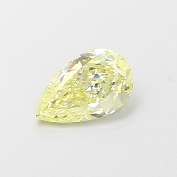 Fancy Lab Grown Diamond PEAR Shape 0.52 cts VS1 Grade FANCY LIGHT YELLOW Color: Fancy Lab Grown Diamond PEAR Shape 0.52 cts VS1 Grade FANCY LIGHT YELLOW Color. Natural fancy colour lab-grown diamond, certified. Ideal for bespoke fine jewelry, engagement rings, and collectors of r