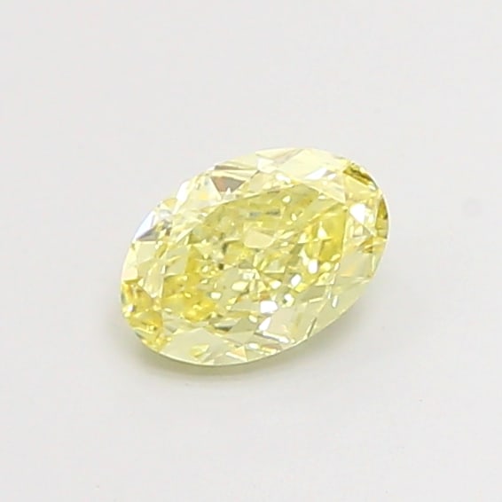 Fancy Lab Grown Diamond OVAL Shape 0.54 cts VS1 Grade FANCY YELLOW Color: Fancy Lab Grown Diamond OVAL Shape 0.54 cts VS1 Grade FANCY YELLOW Color. Natural fancy colour lab-grown diamond, certified. Ideal for bespoke fine jewelry, engagement rings, and collectors of rare fa