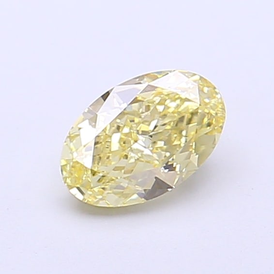 Fancy Lab Grown Diamond OVAL Shape 0.6 cts VS1 Grade FANCY YELLOW Color: Fancy Lab Grown Diamond OVAL Shape 0.6 cts VS1 Grade FANCY YELLOW Color. Natural fancy colour lab-grown diamond, certified. Ideal for bespoke fine jewelry, engagement rings, and collectors of rare fan