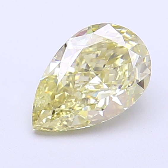 Fancy Lab Grown Diamond PEAR Shape 1.01 cts VS1 Grade FANCY LIGHT YELLOW Color: Fancy Lab Grown Diamond PEAR Shape 1.01 cts VS1 Grade FANCY LIGHT YELLOW Color. Natural fancy colour lab-grown diamond, certified. Ideal for bespoke fine jewelry, engagement rings, and collectors of r