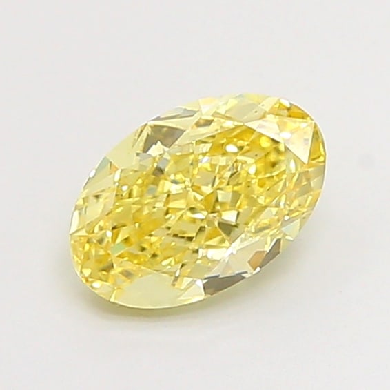 Fancy Lab Grown Diamond OVAL Shape 1.03 cts VS1 Grade FANCY INTENSE YELLOW Color: Fancy Lab Grown Diamond OVAL Shape 1.03 cts VS1 Grade FANCY INTENSE YELLOW Color. Natural fancy colour lab-grown diamond, certified. Ideal for bespoke fine jewelry, engagement rings, and collectors of