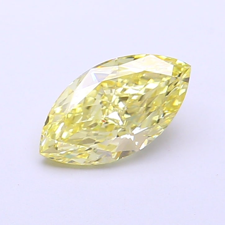 Fancy Lab Grown Diamond MARQUISE Shape 1.08 cts VS2 Grade FANCY YELLOW Color (1 of 1)