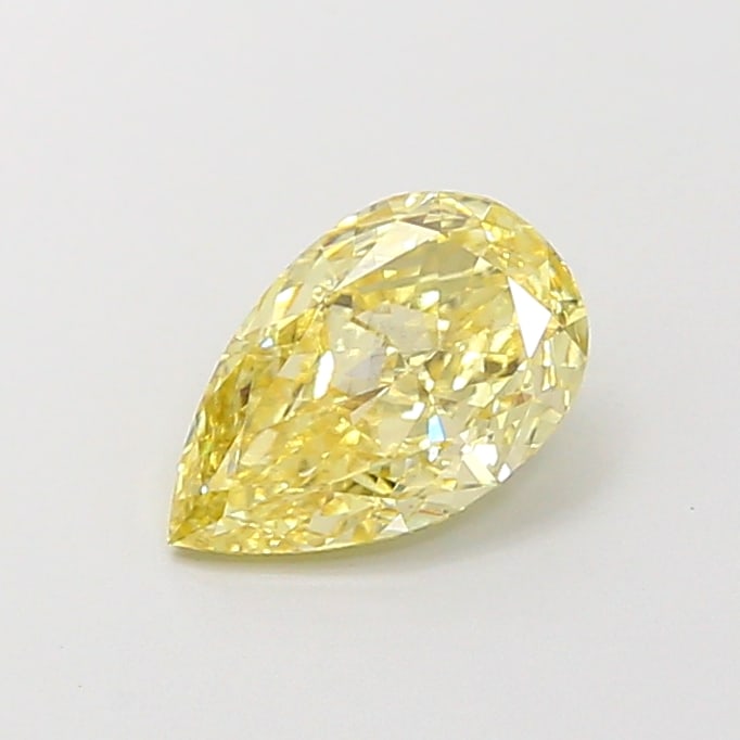 Fancy Lab Grown Diamond PEAR Shape 1.11 cts VS1 Grade FANCY YELLOW Color: Fancy Lab Grown Diamond PEAR Shape 1.11 cts VS1 Grade FANCY YELLOW Color. Natural fancy colour lab-grown diamond, certified. Ideal for bespoke fine jewelry, engagement rings, and collectors of rare fa