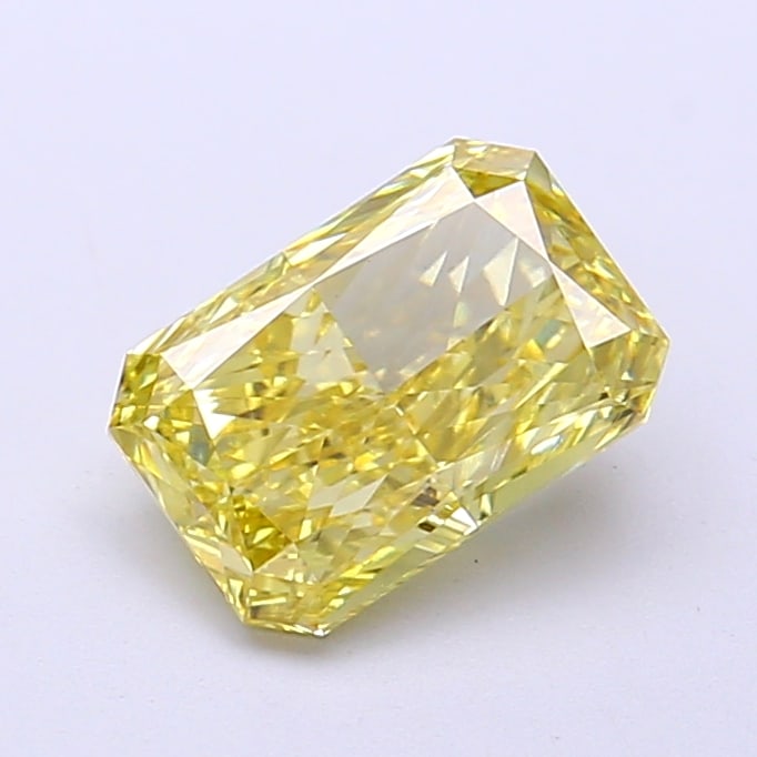 Fancy Lab Grown Diamond RADIANT Shape 1.42 cts VS1 Grade FANCY INTENSE YELLOW Color: Fancy Lab Grown Diamond RADIANT Shape 1.42 cts VS1 Grade FANCY INTENSE YELLOW Color. Natural fancy colour lab-grown diamond, certified. Ideal for bespoke fine jewelry, engagement rings, and collectors