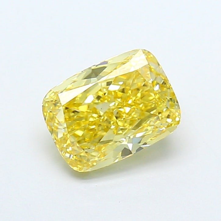 Fancy Lab Grown Diamond LONG CUSHION Shape 1.65 cts VS1 Grade FANCY YELLOW Color: Fancy Lab Grown Diamond LONG CUSHION Shape 1.65 cts VS1 Grade FANCY YELLOW Color. Natural fancy colour lab-grown diamond, certified. Ideal for bespoke fine jewelry, engagement rings, and collectors of