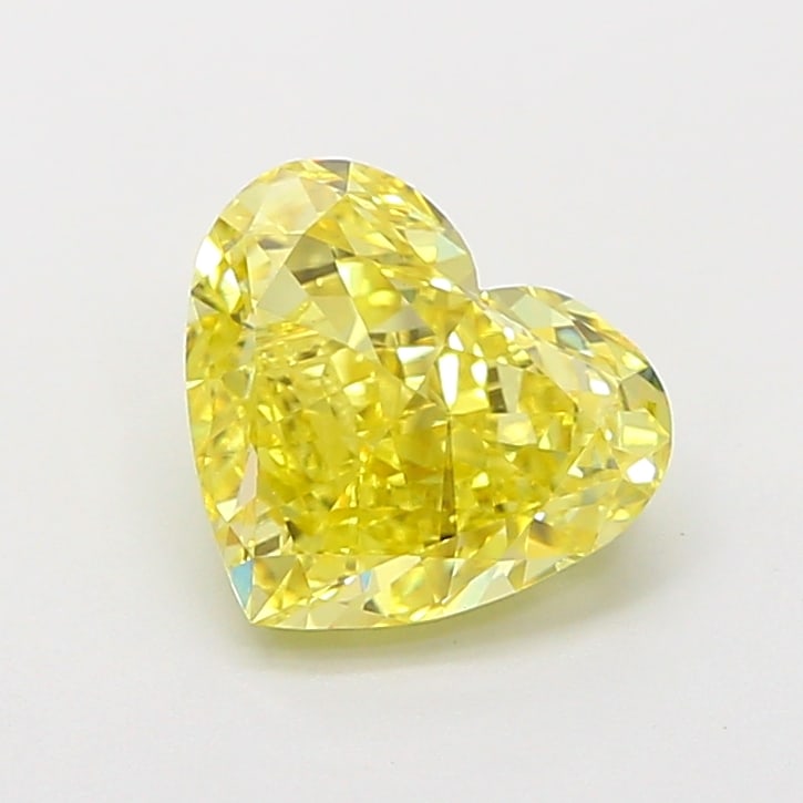 Fancy Lab Grown Diamond HEART Shape 1.79 cts VVS2 Grade FANCY YELLOW Color: Fancy Lab Grown Diamond HEART Shape 1.79 cts VVS2 Grade FANCY YELLOW Color. Natural fancy colour lab-grown diamond, certified. Ideal for bespoke fine jewelry, engagement rings, and collectors of rare 