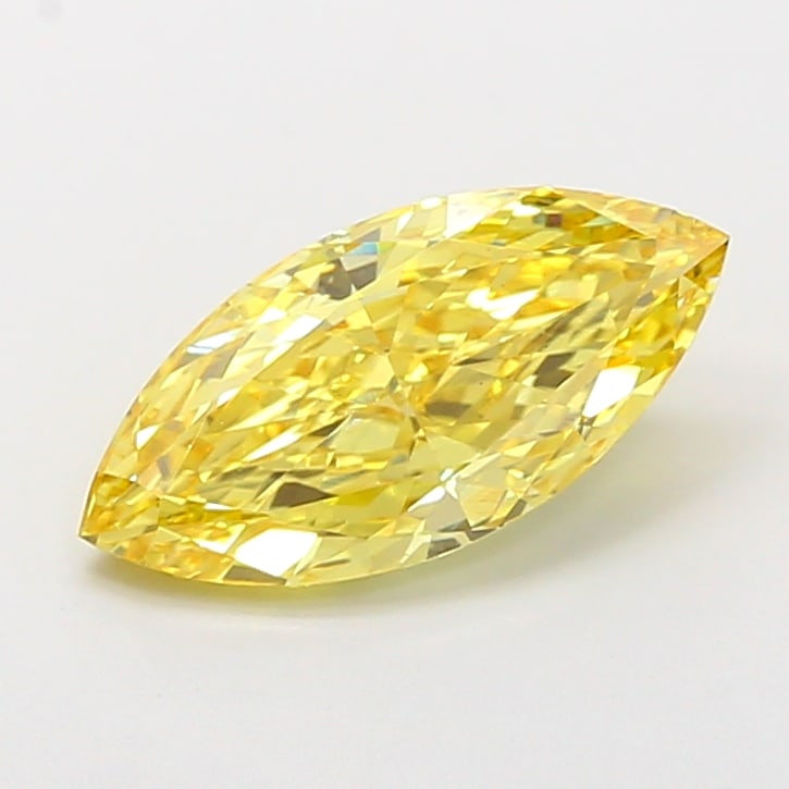 Fancy Lab Grown Diamond MARQUISE Shape 2.62 cts VS1 Grade FANCY VIVID YELLOW Color: Fancy Lab Grown Diamond MARQUISE Shape 2.62 cts VS1 Grade FANCY VIVID YELLOW Color. Natural fancy colour lab-grown diamond, certified. Ideal for bespoke fine jewelry, engagement rings, and collectors 