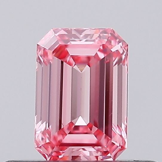 Fancy Lab Grown Diamond EMERALD Shape 0.34 cts VS1 Grade FANCY INTENSE PINK Color: Fancy Lab Grown Diamond EMERALD Shape 0.34 cts VS1 Grade FANCY INTENSE PINK Color. Natural fancy colour lab-grown diamond, certified. Ideal for bespoke fine jewelry, engagement rings, and collectors o