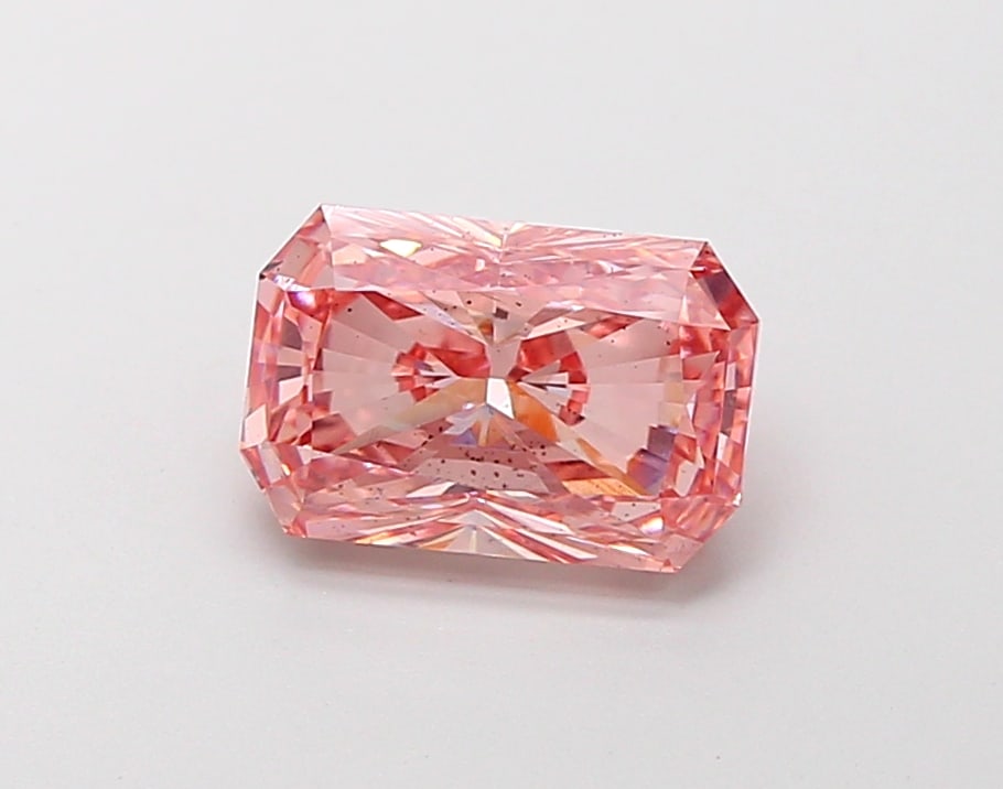 Fancy Lab Grown Diamond RADIANT Shape 1.95 cts SI1 Grade FANCY INTENSE PINK Color: Fancy Lab Grown Diamond RADIANT Shape 1.95 cts SI1 Grade FANCY INTENSE PINK Color. Natural fancy colour lab-grown diamond, certified. Ideal for bespoke fine jewelry, engagement rings, and collectors o