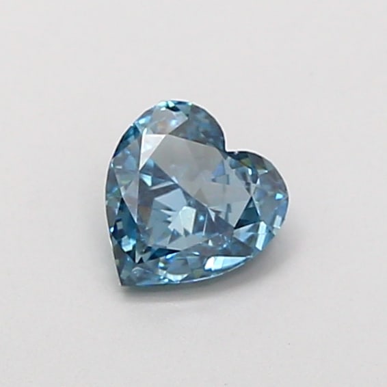 Fancy Lab Grown Diamond HEART Shape 0.62 cts VVS2 Grade FANCY VIVID BLUE Color: Fancy Lab Grown Diamond HEART Shape 0.62 cts VVS2 Grade FANCY VIVID BLUE Color. Natural fancy colour lab-grown diamond, certified. Ideal for bespoke fine jewelry, engagement rings, and collectors of r