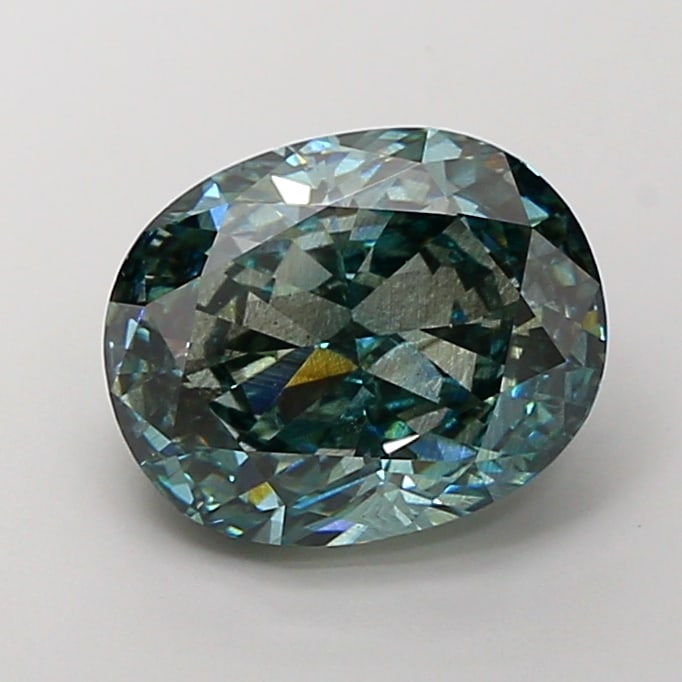 Fancy Lab Grown Diamond OVAL Shape 7.07 cts VS2 Grade FANCY VIVID BLUE Color: Fancy Lab Grown Diamond OVAL Shape 7.07 cts VS2 Grade FANCY VIVID BLUE Color. Natural fancy colour lab-grown diamond, certified. Ideal for bespoke fine jewelry, engagement rings, and collectors of rar