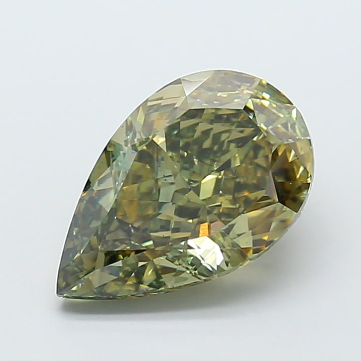 Fancy Lab Grown Diamond PEAR Shape 5.06 cts VS2 Grade FANCY VIVID GREEN Color: Fancy Lab Grown Diamond PEAR Shape 5.06 cts VS2 Grade FANCY VIVID GREEN Color. Natural fancy colour lab-grown diamond, certified. Ideal for bespoke fine jewelry, engagement rings, and collectors of ra
