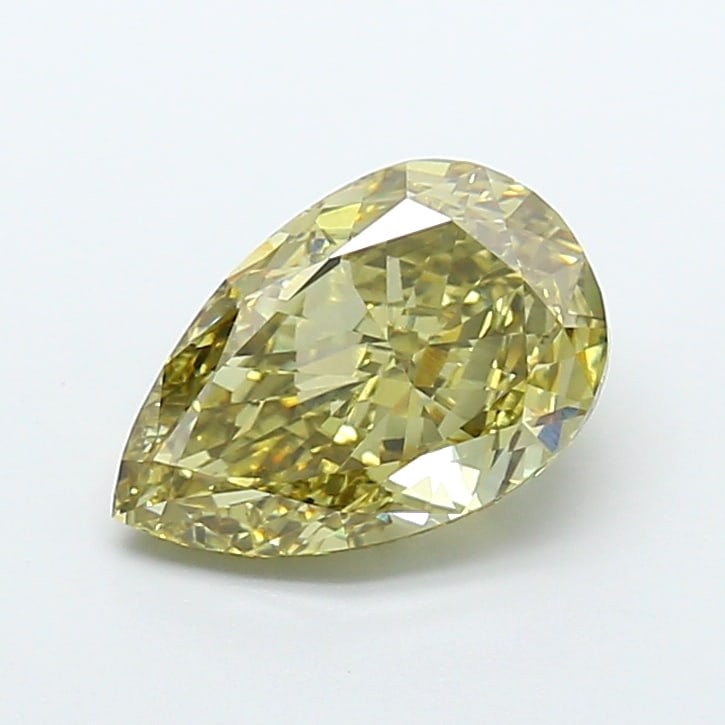 Fancy Lab Grown Diamond PEAR Shape 5.43 cts VS1 Grade FANCY OLIVE GREEN Color: Fancy Lab Grown Diamond PEAR Shape 5.43 cts VS1 Grade FANCY OLIVE GREEN Color. Natural fancy colour lab-grown diamond, certified. Ideal for bespoke fine jewelry, engagement rings, and collectors of ra