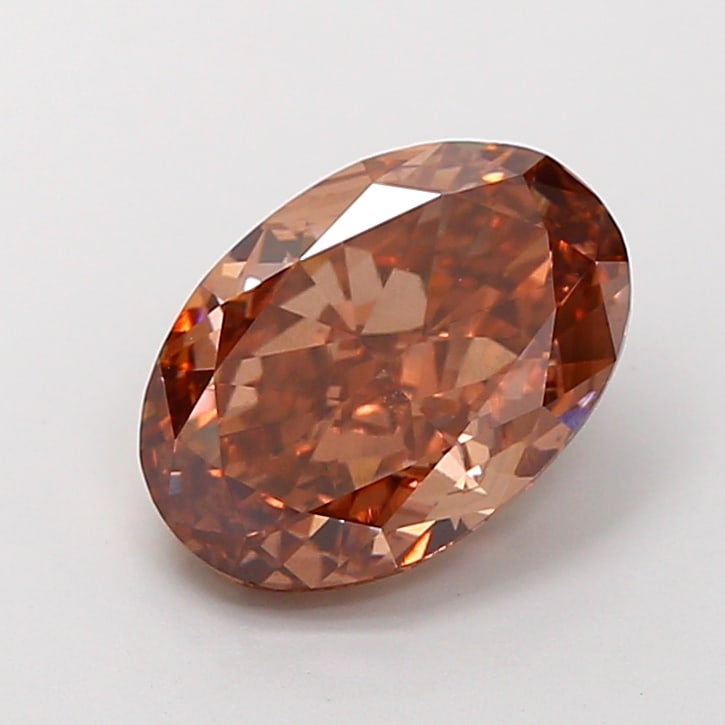 Fancy Lab Grown Diamond OVAL Shape 3.4 cts VS2 Grade FANCY BROWN Color: Fancy Lab Grown Diamond OVAL Shape 3.4 cts VS2 Grade FANCY BROWN Color. Natural fancy colour lab-grown diamond, certified. Ideal for bespoke fine jewelry, engagement rings, and collectors of rare fanc