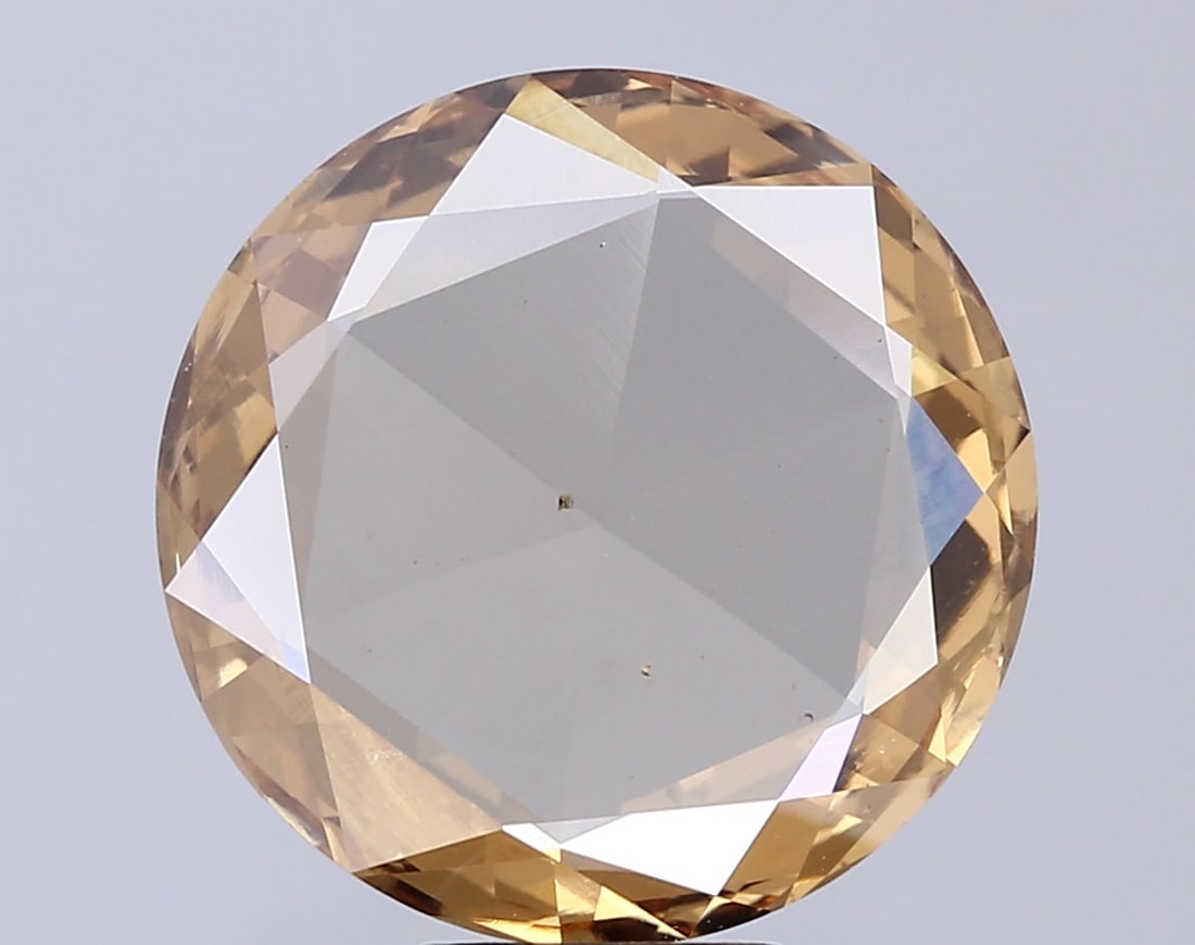 Fancy Lab Grown Diamond ROSE CUT Shape 4.06 cts VS1 Grade CHAMPAGNE Color: Fancy Lab Grown Diamond ROSE CUT Shape 4.06 cts VS1 Grade CHAMPAGNE Color. Natural fancy colour lab-grown diamond, certified. Ideal for bespoke fine jewelry, engagement rings, and collectors of rare f