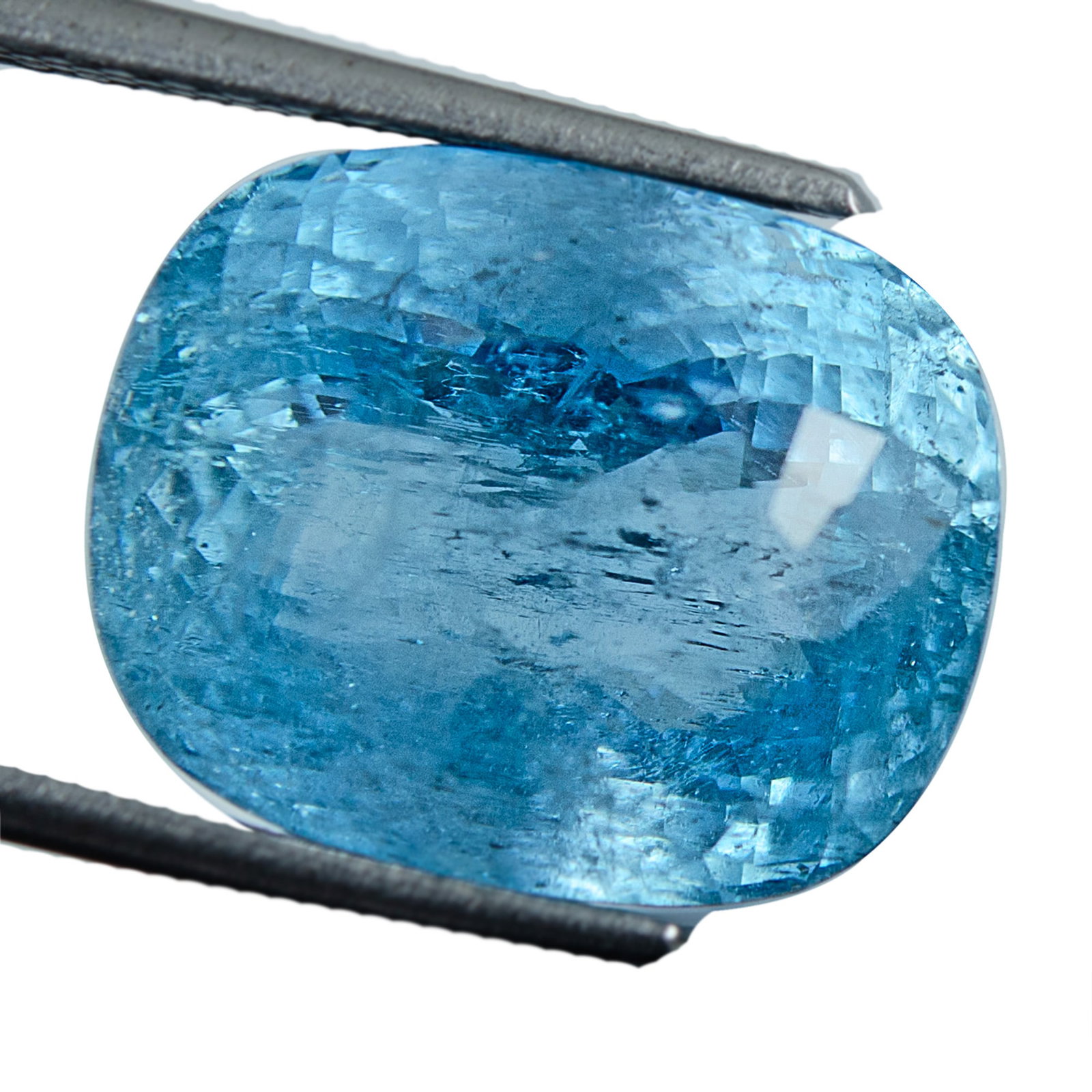 Blue Aquamarine - 15.815 ct - Bellerophon Gemlab (1 of 6)