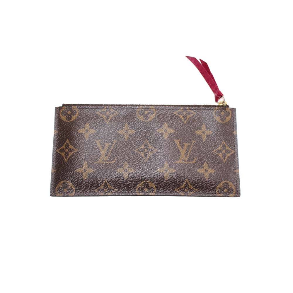 Louis Vuitton Monogram Pochette Félicie Insert Pouch: Louis Vuitton Monogram Pochette Felicie insert pouch featuring the classic monogram canvas and a leather interior. Marked.
