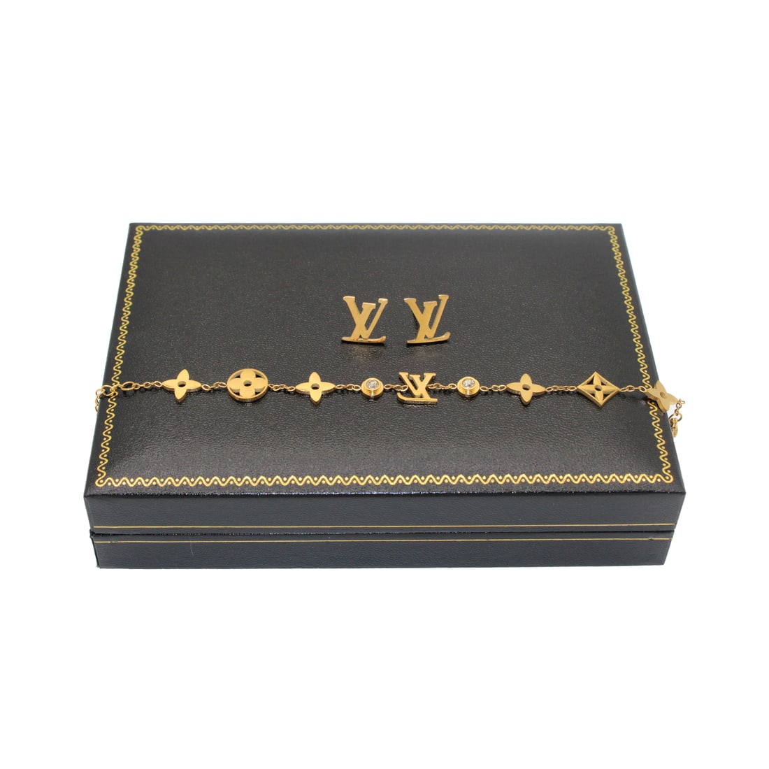 Louis Vuitton Idylle Blossom-Style Bracelet & Earrings (1 of 1)