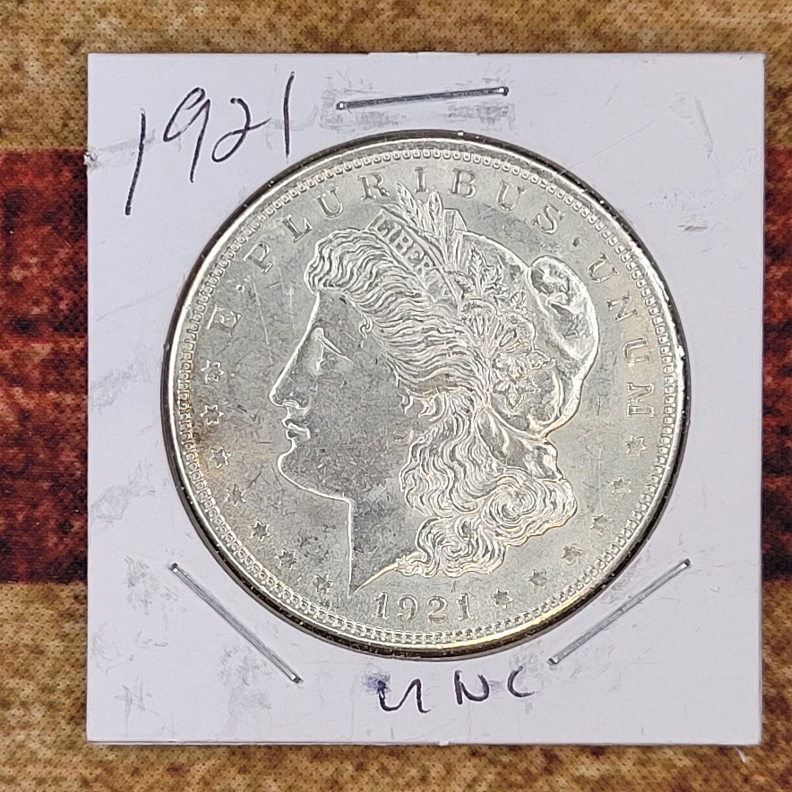 Very Nice Silver Morgan Dollar 1921 (1 of 2)