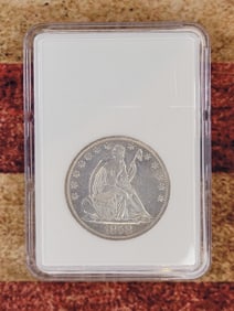 Beautiful Seated Liberty Half Dollar 1858-O