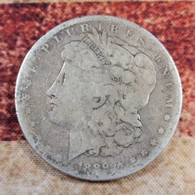 Nice Old Silver Morgan Dollar 1889