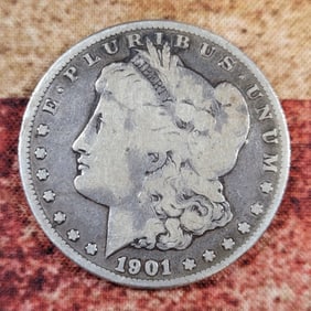 Nice Old Silver Morgan Dollar 1901-O