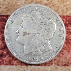 Nice Old Silver Morgan Dollar 1921