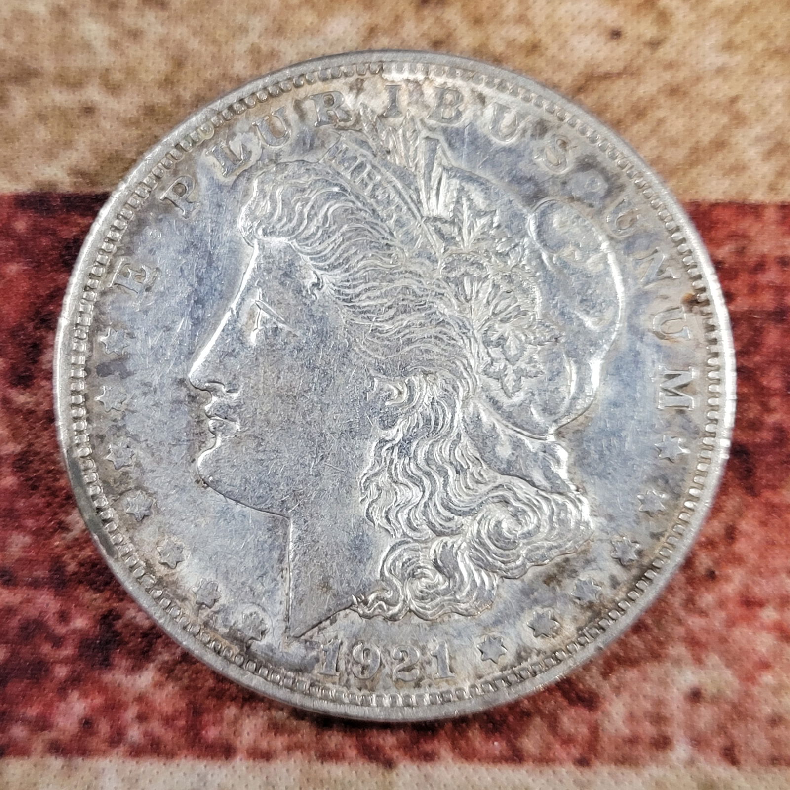 Nice Old Silver Morgan Dollar 1921-D (1 of 2)