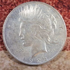 Nice Old Silver Peace Dollar 1922-D